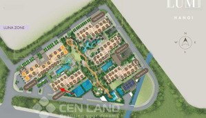 bán gấp 1pn, 1wc 42m2 tòa s5 (view đại lộ) giá 3,66 tỷ bao phí ở lumi hanoi lh: 