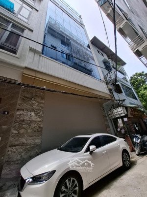 cho thuê nhà liền kề trung kính 55m2x6t, thang máy thông sàn, ô tô đỗ cửa làm vp lớp học spa