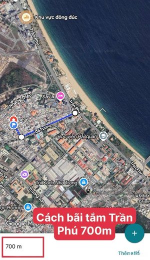 bán nhà cách biển trần phú 700m, hẻm nối hoàng diệu- dã tượng/ nha trang giá 4,7ty