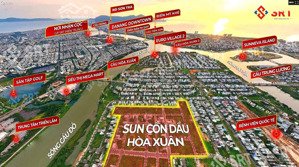 bán nhanh lô đất mặt tiền đường lê sỹ, trung tâm hoà xuân, giá chỉ 7 tỷ 8