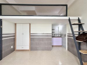 cho thuê phòng gác lửng sẵn nội thất như hình mặt tiền đường phạm văn chiêu_gần chợ thạch đà.