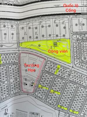 Đất view Trường Học - 2 diện - 132m2 - 6m ngang tại Vsip Quảng Ngãi