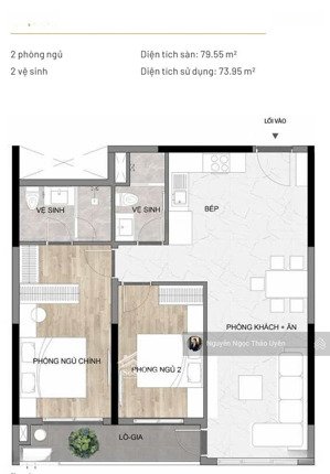(rổ cđt) elysian 2pn 80.2m2 giá 5tỷ1, tặng 5 năm phí quản lý, ký hđmb 270tr