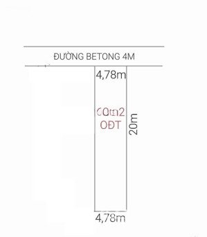 đất hiệp thành sau nhà thờ chánh thiện. diện tích 4,78 x 19 tc 60m, giá chỉ 1ty650 triệu
