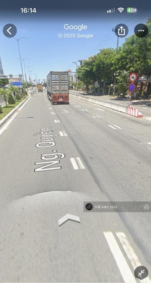 #đất mặt tiền đường ngô quyền, sơn trà - dt đất: 645,5m2 ngang 24m
- đường rộng 45m