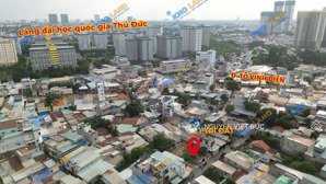 bán gấp lô góc 2 mặt tiền xây căn hộ dịch vụ ngay làng đại học tphcm đường tô vĩnh diện