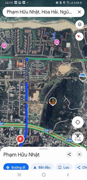 bán lô đất đẹp mặt tiền đường 15m phạm hữu nhật - đối diện núi ngũ hành sơn - gần bãi biển sơn thuỷ