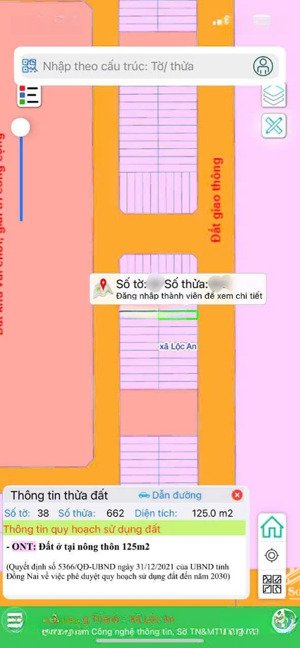 bán đất tại bình sơn, long thành. full thổ cư, dt 5mx25m, rộng rãi, phong thủy tốt, sổ đầy đủ