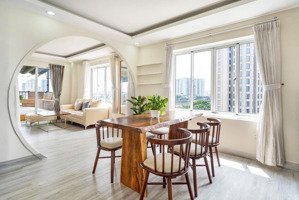 cho thuê căn hộ penthouse 1 phòng ngủ sân vườn tách biệt 120m2 view sông thoáng mát gần landmark