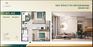 bán căn hộ cao cấp the emerald 68 (2pn 1wc) giá siêu hời view trực diện sông sg & landmark 81