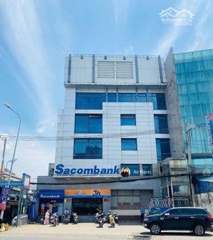 bán nhà góc 2 mặt tiền phạm văn đồng, thủ đức. dt 20 x 15( hầm - 6 tầng - hđt 230 triệu) giá 55 tỷ