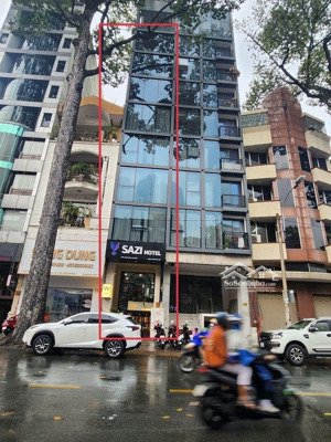 bán tòa mặt tiền bùi thị xuân, p. ngũ lão q1 - dt: 9x25m hầm 7 lầu hđt 330tr/th giá 75 tỷ