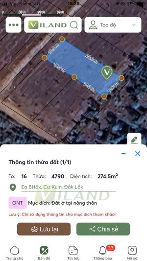 bán đất tại ea bhôk, cư kuin, đắk lắk, 350 triệu, 273 m2, giá tốt, uy tín