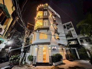 bình thạnh nhà đẹp full nội thất,sát mặt tiền lê quang định, hẻm 3gác, 5 tầng, 5pn, 38.2m2, 7.5 tỷ