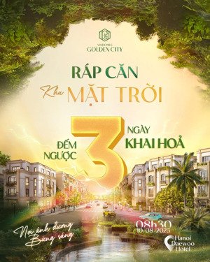 đếm ngược 3 ngày khai hoả - ráp căn khu mặt trời