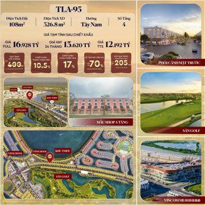 bán shophouse tla mặt đường lớn tại dự án vinhomes royal island, thủy hà, thủy nguyên, hải phòng