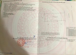 bán đất giá tốt khu dân cư hòn thơm - xuân ngọc - p. tây nha trang 96m - ngang 6m - giá 1,68 tỷ