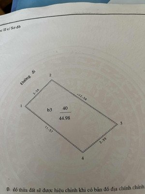 chính chủ cần bán nhà ngõ 105 láng hạ. diện tích trên sổ 45m2, xây thực tế 52m2. ngõ 2 ô tô tránh
