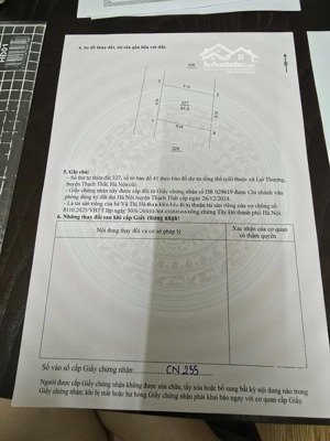 bán đất tại xã lại thượng, thạch thất, hà nội, 1,8 tỷ, 61,2m2, view đẹp hot!