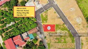 cắt lỗ 5 giá bán 90m2 lô góc, lk đất bình yên sát trục hồ tây - ba vì