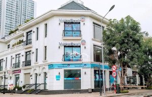 cho thuê nhà mp vinhomes green bay lương thế vinh, căn góc. dt 120m2, mt 15m, 4 tầng. giá 80tr/th
