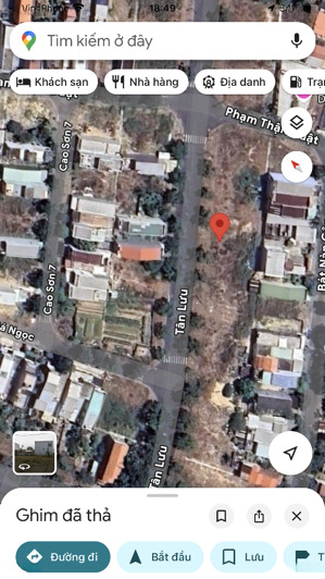 bán lô đường tân lưu dt 100m2(5x20) sạch đẹp hướng đông nam giá 5ty6 có thương lượnglh 