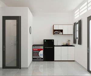 nhà full nội thất, hẻm 2m hồ bá kiện, 1pn 1wc, có ban công, giá 6.5tr
