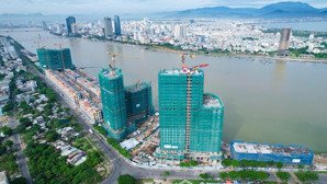 căn 1pn + view sông hàn, dt: 52.3m2, tầng trung, giá bán chỉ 4 tỷ dự án sun symphony residence