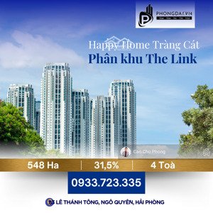 tòa mới sắp ra mắt - vị trí vàng, thanh toán linh hoạt - happy home tràng cát