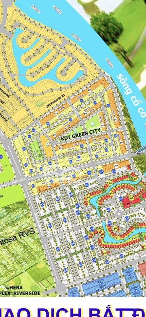 kđt green city.diện tích 110m2 thông sông.cách biển 500m giá chỉ 2.250ty tại điện bàn đông.tp đn