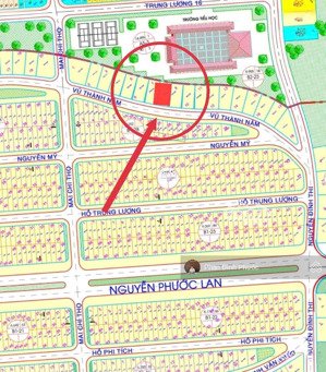 bán lô biệt thự đường vũ thành năm, khu đảo 2 - hòa xuân