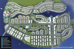 đất biệt thự ecocharm view sông, công viên gần đướng lớn 190m2 giá đầu tư.