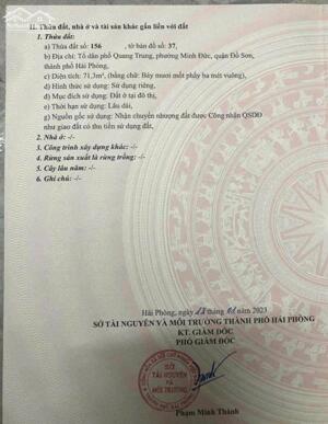 Bán đất Minh Đức - Đồ Sơn - Hải Phòng