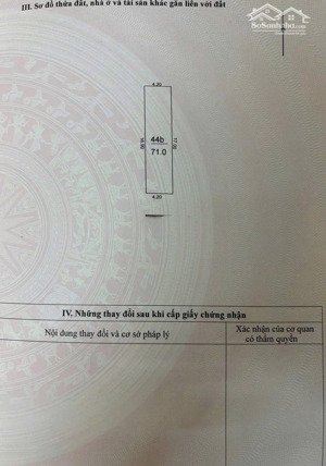 bán đất nam hồng, 68,067 tr/m2 vnd, 71m2, hàng hot