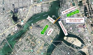 lô vip 250m2 bùi tá hán, cách sông 50m, đón đầu cầu đô toả, sổ hồng trao tay