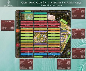 bán bt 60m2 tại vinhomes green city, trả trước 500tr , 5pn, 5wc, mặt tiền 5m