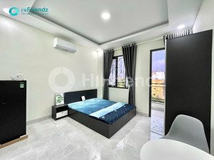 siêu phẩm studio - rộng 30m2 - full nội thất - bancol - ngay trung tâm gò vấp