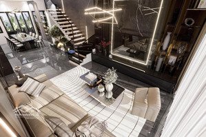 một cặp liền kề đông bắc ngay sát bể bơi gói 8 kvg cappella mỹ gia 200m2 giá 7,5 tỷ 1 căn