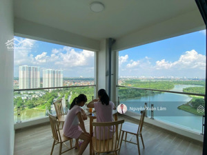 cần cho thuê 159m2 full đồ giá rẻ 23 triệu aquabay toà lake 1 view hồ và sân golf siêu đẹp ecopark