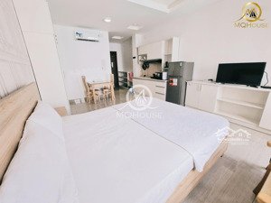 cho thuê căn hộ mini 35m2 full nội thất, ban công ở bình thạnh gần ngã tư hàng xanh zaloo775563422