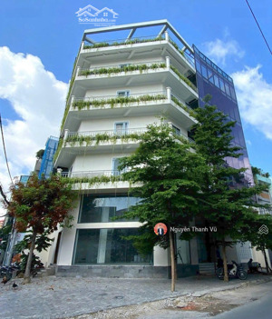 bán nhà 51 cao thắng (góc 2mt - ngang 6.5m) quận 3, 162m2 nở hậu, 7 tầng