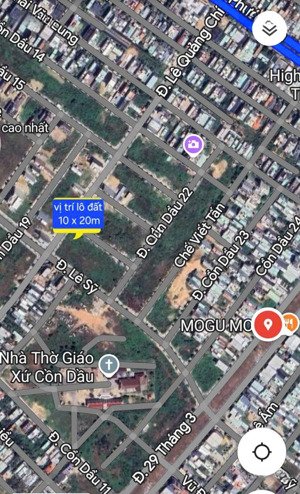 bán đất nền đường lê quảng chí, cẩm lệ, đà nẵng, 85 triệu/m2, dt: 200m2, view đẹp hàng hiếm