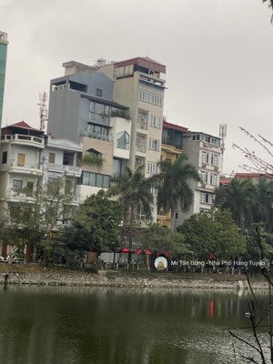 bán nhà mặt hồ phương mai - ở sướng kết hợp kinh doanh, sổ vuông nở hậu, vỉa hè 3m - 37m2, 14.6 tỷ