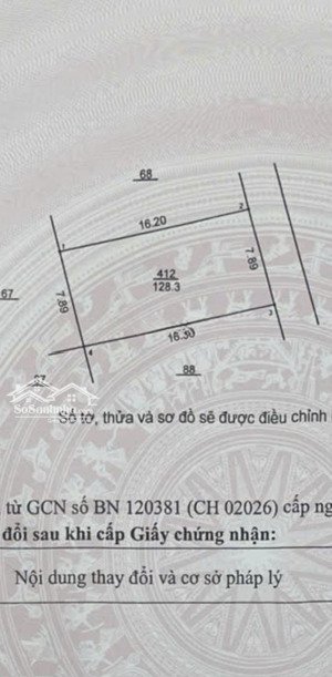 chính chủ cần bán mảnh đất 128m2 full thổ cư đường ô tô tại vân côn hoài đức hà nội