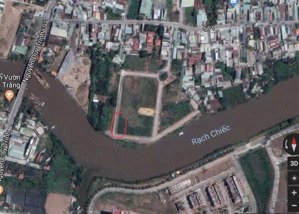 đất trực diện sông rạch chiếc, góc 2 mặt đường , long trường, quận 9, 714m2, full thổ cư, siêu hiếm