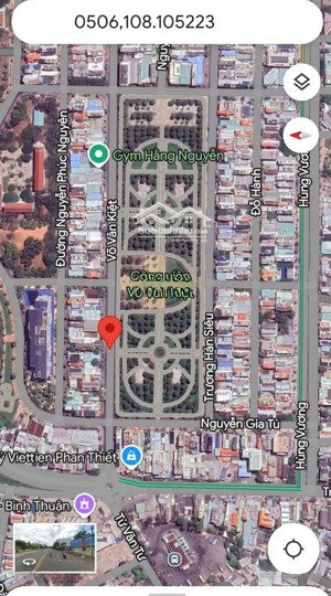 bán 2 lô liền kề (200m2) đường võ văn kiệt đối diện công viên võ văn kiệt -tp phan thiết