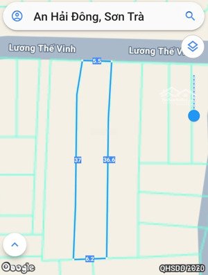 đất đường lương thế vinh sơn trà đà nẵng dt 218 m2 giá 80 tr/m2 lh 