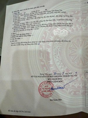 nhỉnh. 21 tr /m2 sở hữu lô đất biệt thự nhà vườn tân tiến, văn giang, hưng yên.