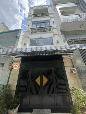 nhà mới đẹp ngay chợ gò xoài - hẻm 6m sát mặt tiền vài căn - dt 36m - 4 tầng - giá chỉ 5,28t