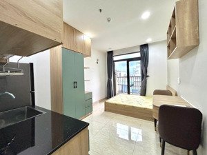 cho thuê căn hộ mặt tiền - thang máy - ban công thoáng - new 100% - gần đại học văn lang cs2